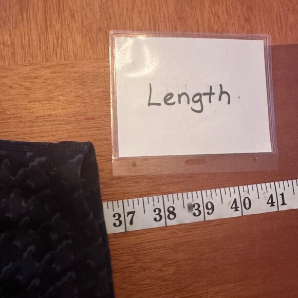 Lane Bryant Vivi athletic leggings houndstooth print NWT 22/24 Gray Black - Picture 5 of 8